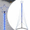 vidaXL - Kerstboomverlichting - 483 - blauwe - LED's - 240 - cm