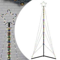 vidaXL - Kerstboomverlichting - 483 - kleurrijke - LED's - 240 - cm