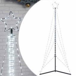 vidaXL - Kerstboomverlichting - 483 - koudwitte - LED's - 240 - cm