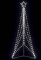 vidaXL - Kerstboomverlichting - 483 - koudwitte - LED's - 240 - cm