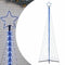 vidaXL - Kerstboomverlichting - 495 - blauwe - LED's - 300 - cm