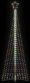 vidaXL - Kerstboomverlichting - 495 - kleurrijke - LED's - 300 - cm