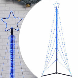 vidaXL - Kerstboomverlichting - 525 - blauwe - LED's - 300 - cm