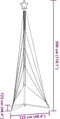 vidaXL - Kerstboomverlichting - 525 - kleurrijke - LED's - 300 - cm
