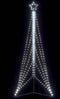 vidaXL - Kerstboomverlichting - 525 - koudwitte - LED's - 300 - cm