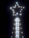 vidaXL - Kerstboomverlichting - 525 - koudwitte - LED's - 300 - cm