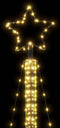 vidaXL - LED-kerstboom - 525 - LEDs - warm - wit - 302 - cm