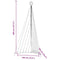 vidaXL - Kerstboomverlichting - 570 - blauwe - LED's - 400 - cm