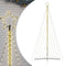vidaXL - Kerstboomverlichting - 570 - warmwitte - LED's - 400 - cm