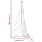 vidaXL - Kerstboomverlichting - 570 - warmwitte - LED's - 400 - cm