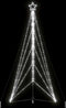 vidaXL - Kerstboomverlichting - 615 - koudwitte - LED's - 400 - cm