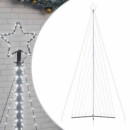 vidaXL - Kerstboomverlichting - 789 - koudwitte - LED's - 480 - cm