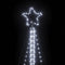 vidaXL - Kerstboomverlichting - 789 - koudwitte - LED's - 480 - cm