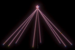 vidaXL - Kerstboomverlichting - 800 - LED's - binnen/buiten - 5 - m - meerkleurig