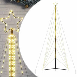 vidaXL - LED-kerstboom - 861 - LEDs - warm - wit - 478 - cm
