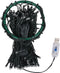 vidaXL Kerstboomverlichting met 180 LED's meerkleurig net 180 cm