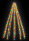 vidaXL Kerstboomverlichting met 250 LED's meerkleurig net 250 cm