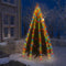 vidaXL Kerstboomverlichting met 250 LED's meerkleurig net 250 cm