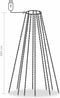 vidaXL Kerstboomverlichting met 400 LED's koudwit net 400 cm