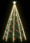 vidaXL Kerstboomverlichting met 400 LED's koudwit net 400 cm