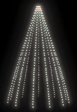vidaXL Kerstboomverlichting met 500 LED's koudwit binnen/buiten 500 cm