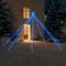 vidaXL - Kerstboomverlichting - met - 576 - LED's - binnen - en - buiten - 3,6 - m - blauw