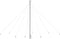 vidaXL - Kerstboomverlichting - met - 576 - LED's - binnen - en - buiten - 3,6 - m - blauw