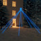vidaXL - Kerstboomverlichting - met - 800 - LED's - binnen - en - buiten - 5 - m - blauw