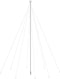 vidaXL - Kerstboomverlichting - waterval - binnen - buiten - 1300 - LED's - 8 - m