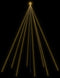 vidaXL - Kerstboomverlichting - waterval - binnen - buiten - 1300 - LED's - 8 - m