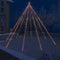 vidaXL - Kerstboomverlichting - waterval - binnen - buiten - 800 - LED's - 5 - m