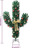 vidaXL - Kerstcactus - met - standaard - en - LED's - 150 - cm - PVC - groen
