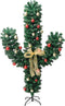 vidaXL - Kerstcactus - met - standaard - en - LED's - 180 - cm - PVC - groen
