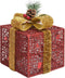 vidaXL - Kerstdecoratie - geschenkdozen - 3 - st - binnen/buiten - rood