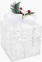 vidaXL - Kerstdecoratie - geschenkdozen - 3 - st - binnen/buiten - wit