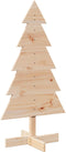 vidaXL - Kerstdecoratie - kerstboom - 100 - cm - massief - grenenhout
