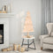 vidaXL - Kerstdecoratie - kerstboom - 100 - cm - massief - grenenhout
