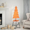 vidaXL - Kerstdecoratie - kerstboom - 100 - cm - massief - grenenhout - wasbruin