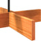 vidaXL - Kerstdecoratie - kerstboom - 100 - cm - massief - grenenhout - wasbruin