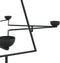 vidaXL - Kerstdecoratie - kerstboom - 105 - cm - metaal - zwart