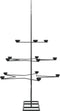 vidaXL - Kerstdecoratie - kerstboom - 105 - cm - metaal - zwart