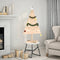 vidaXL - Kerstdecoratie - kerstboom - 110 - cm - massief - hout