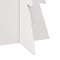 vidaXL - Kerstdecoratie - kerstboom - 112 - cm - massief - grenenhout - wit