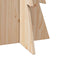 vidaXL - Kerstdecoratie - kerstboom - 112 - cm - massief - grenenhout
