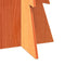 vidaXL - Kerstdecoratie - kerstboom - 112 - cm - massief - grenenhout - wasbruin