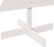 vidaXL - Kerstdecoratie - kerstboom - 120 - cm - massief - grenenhout - wit