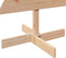 vidaXL - Kerstdecoratie - kerstboom - 120 - cm - massief - grenenhout