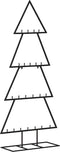 vidaXL - Kerstdecoratie - kerstboom - 125 - cm - metaal - zwart