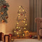 vidaXL - Kerstdecoratie - kerstboom - 125 - cm - metaal - zwart