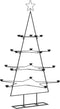 vidaXL - Kerstdecoratie - kerstboom - 140 - cm - metaal - zwart
